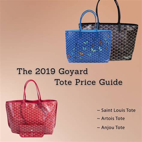 goyard tote prices us|Goyard artois pm price 2024.